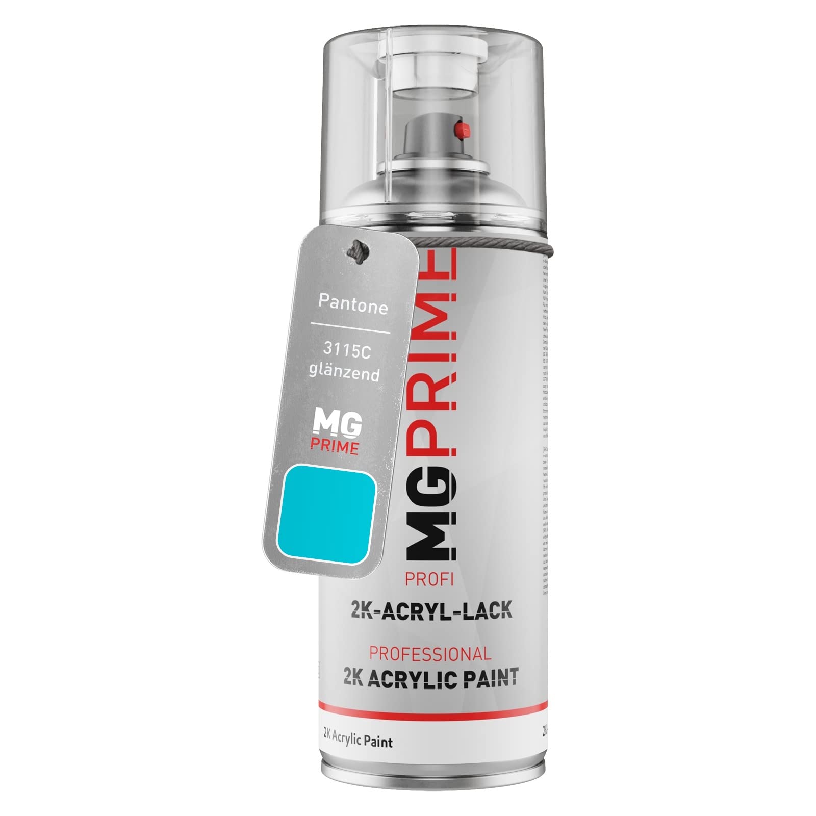 MG PRIME Pantone 3115C Blue glossy 2K acrylic spray can spray can 400 ml quick drying