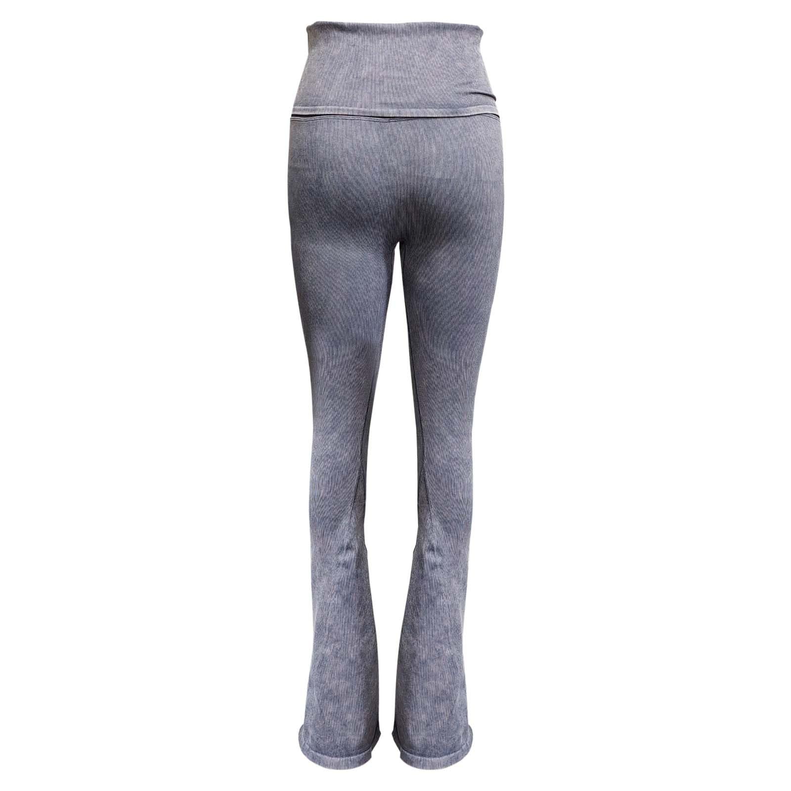 Générique Pantalon Yoga Femme Fluide Bas De Jogging Bootcut Hosen avec Poches Pants Fitness Danse Jogginghose Sportswear Femmes Legging Évasé Taille Haute Contrôle du Ventre