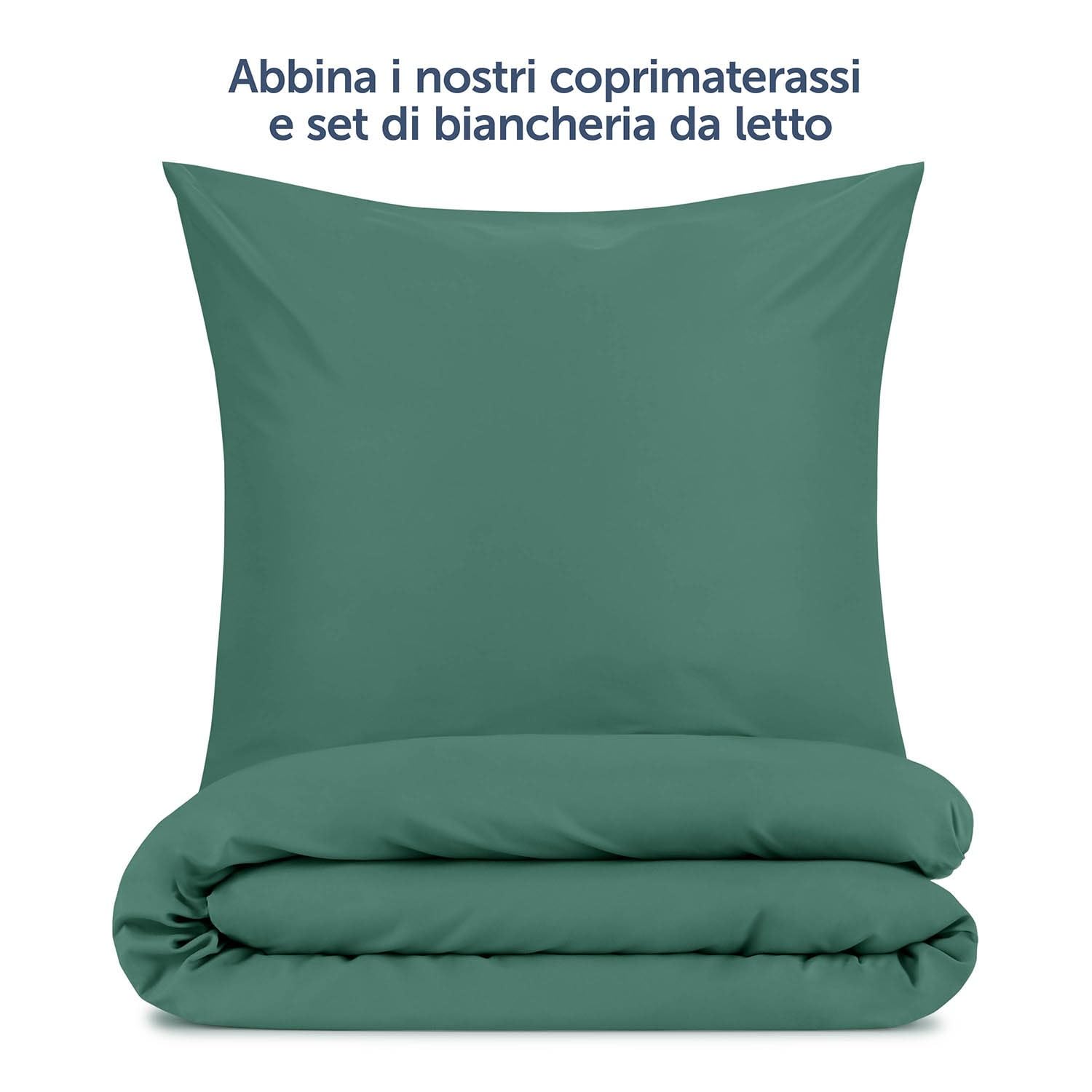 Blumtal Federe Cuscini Divano 50x80 cm - Set di Copricuscini per Divani in Microfibra a 2 Pezzi con Chiusura a Busta certificati Oeko-Tex, extra morbidi e lavabili - Verde Scuro