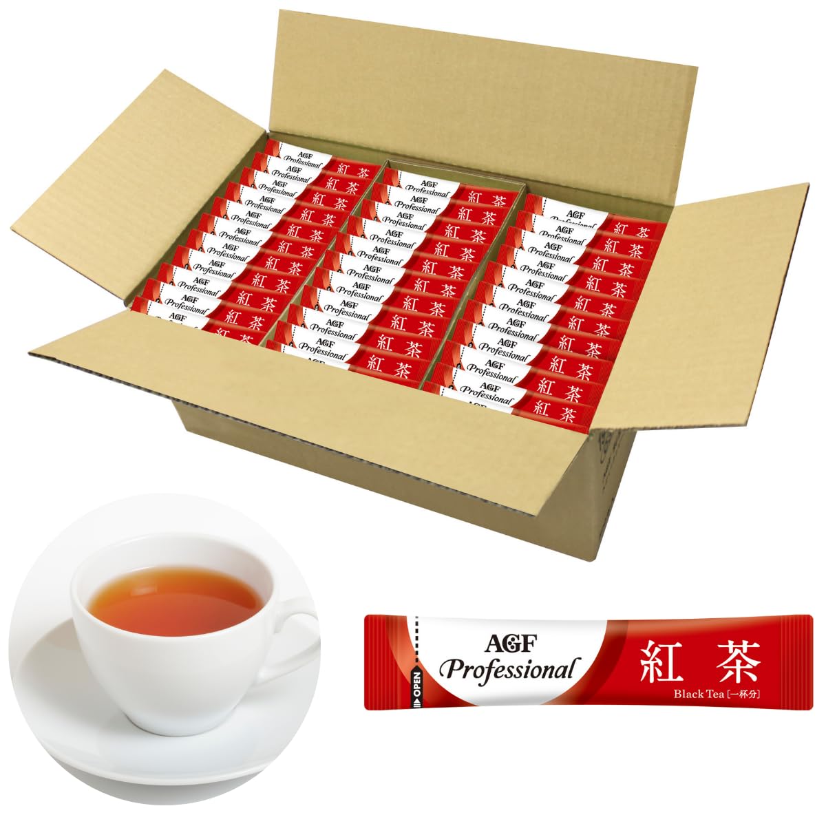 Amazon.co.jp: AGF プロフェッショナル 紅茶 スティック 500本