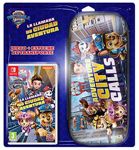 BANDAI NAMCO Entertainment Iberica-LA Patrulla Canina: LA PELICULA LA Llamada DE Ciudad Aventura + Bolsa Videojuegos, Multicolor (VJGSWINAM21115380)