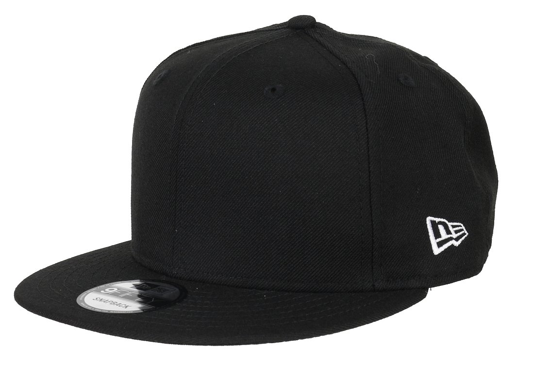 New Era Blank Black 9Fifty Snapback Cap