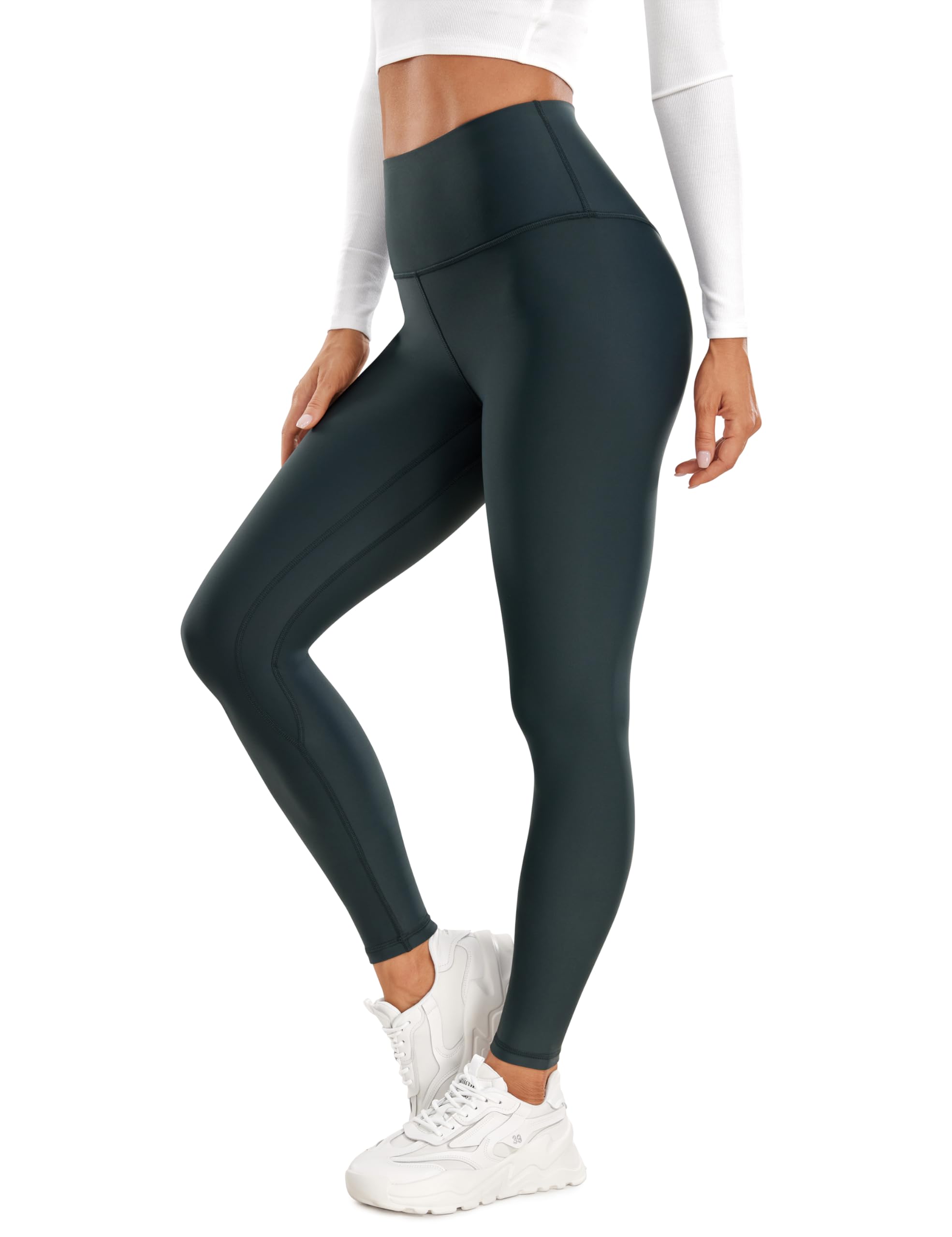 Womens Leggings Heated Yoga Pants CRZ YOGA Thermal Fleece Lined