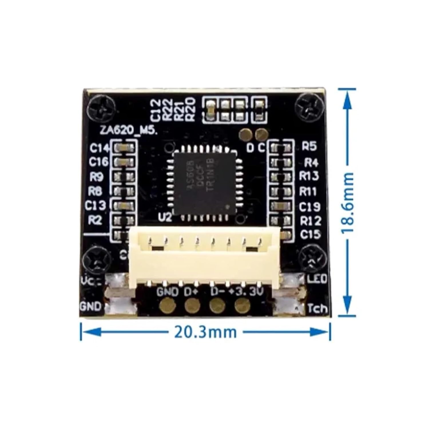 Generic Compatible for AS608 Optical Fingerprint Reader Module for Serial Communication Interface for Smart Locks
