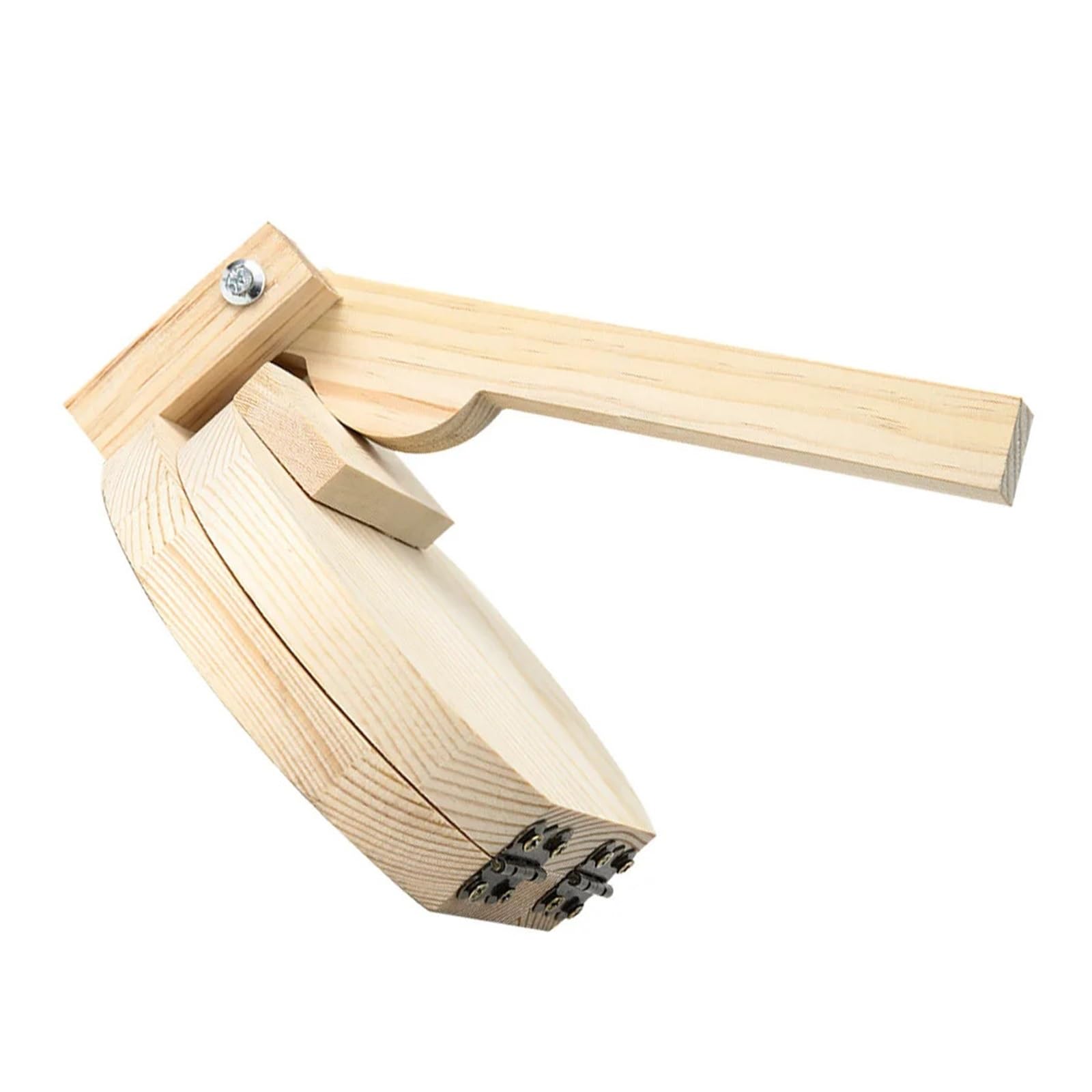 LCANALLYMS Dumpling maker, Wooden Dumpling Press Tool Dough Presser Handheld Tortilla Maker for Corn Flour Wrappers Kitchen Accessory