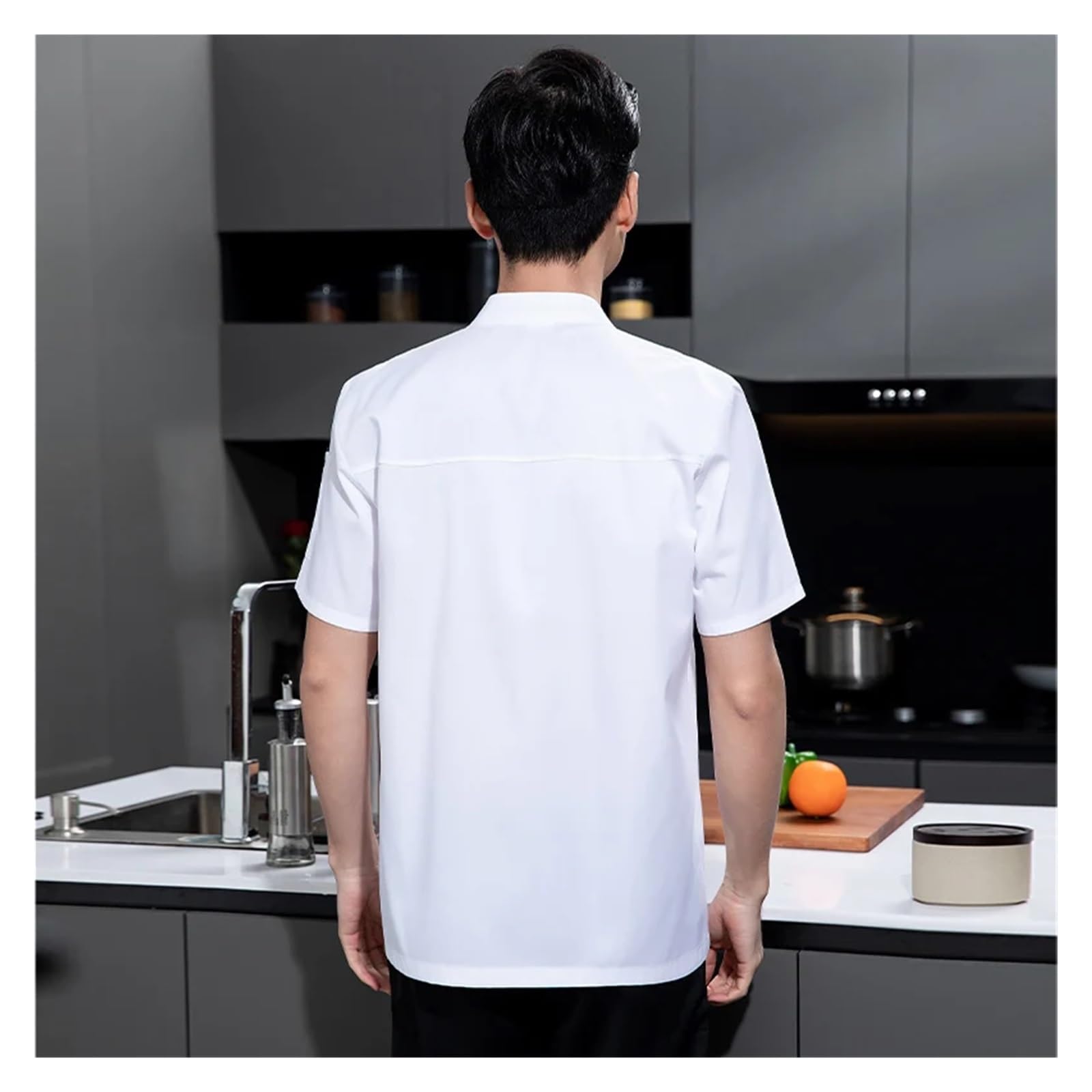 chaquetilla de cocina Uniforme de restaurante hotel, cantina, panadería, pastelería, panadero, ropa cocina, camiseta chef, catering, chaqueta cocinero, cafetería, camarero, monos