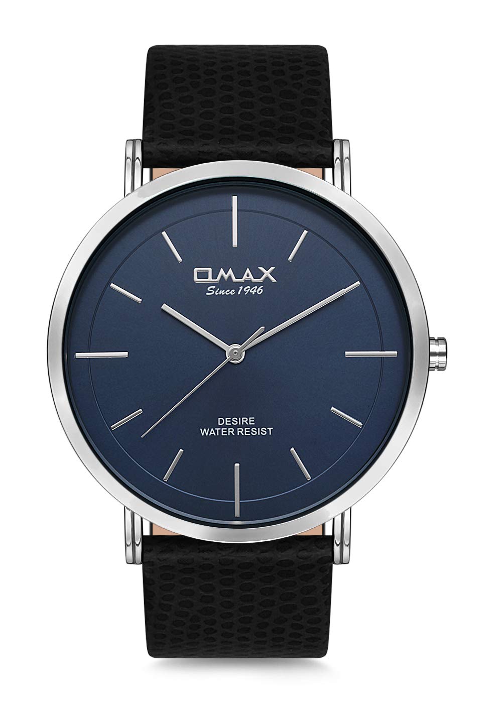 OMAX Analog Blue Dial Men’s Watch with Silver Index - DX31P42I (B07M6Y6NWQ) Amazon Price History, Amazon Price Tracker