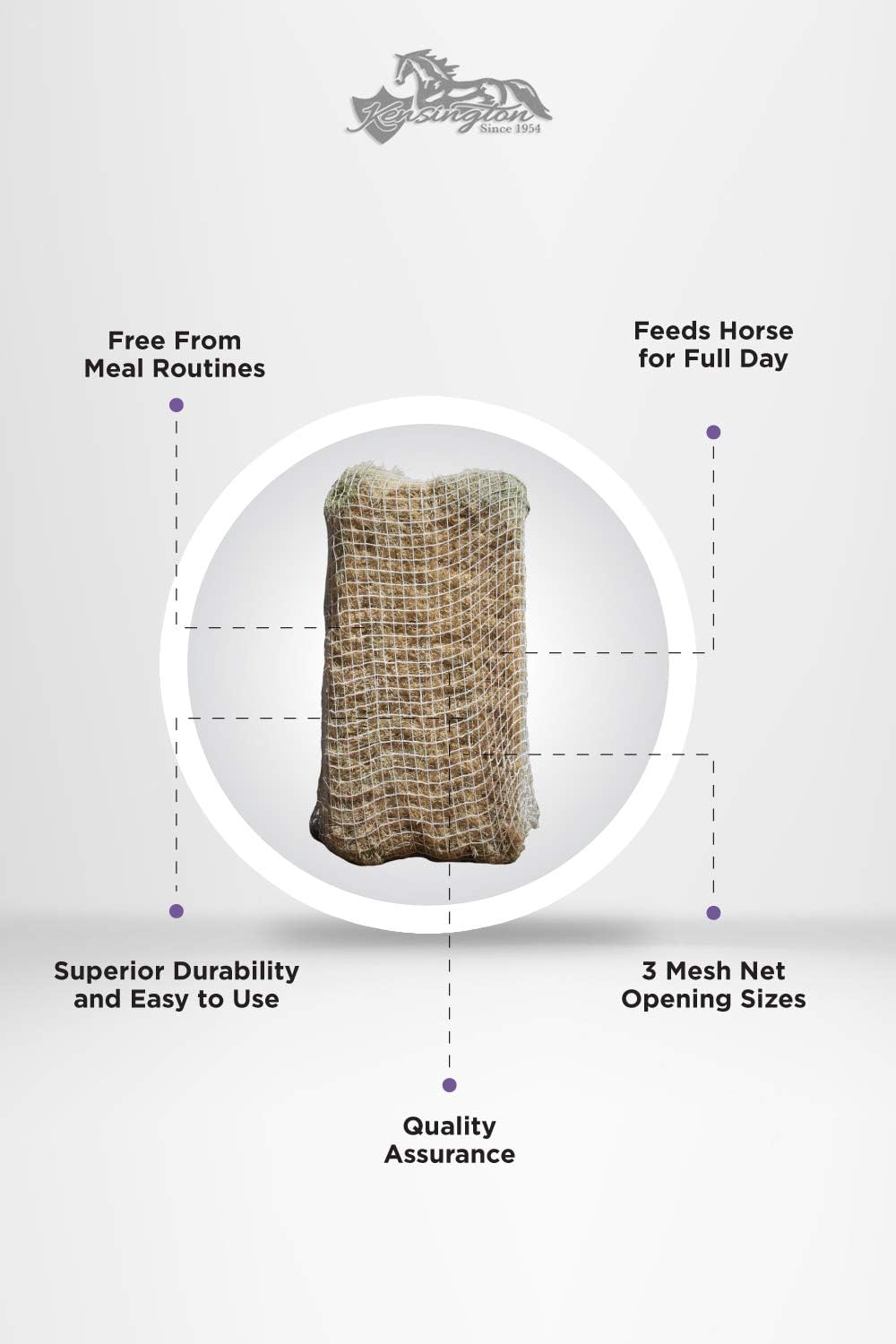 Freedom Feeder Mesh Net Full Bale Horse Feeder – Designed To Feed Horse For 7 Days – Reduce Horse Feeding Anxiety And Behavioral Issues : Pet Supplies