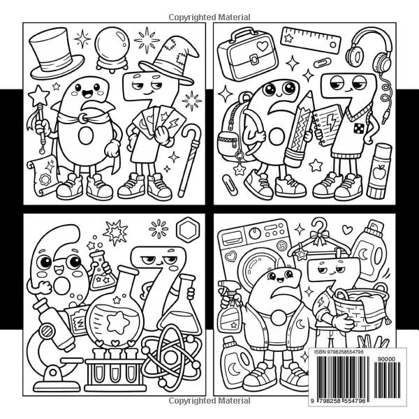 Six-Seven Coloring Book: 67 Meme-Inspired Number Art For Kids, Teens, And Adults Who Enjoy Relaxing Creative Activities image 3