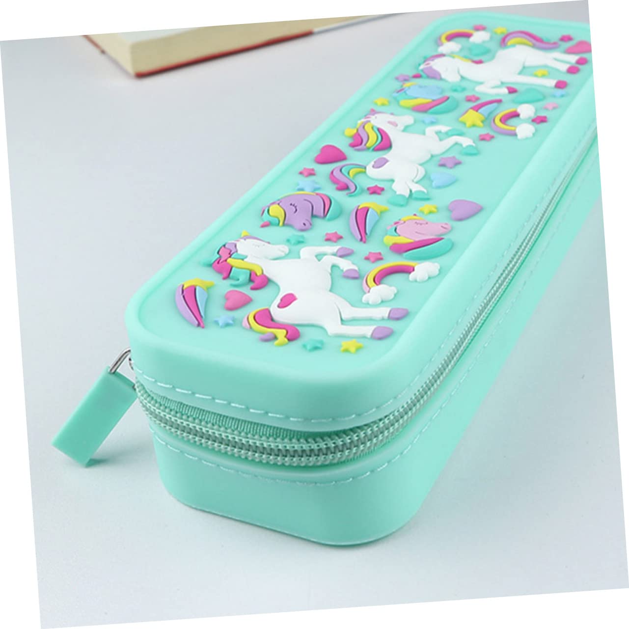 STOBOK Estuche Escolar 2 Piezas Chico Lápiz Bolsas Caja De Lápices De Niña Suministros De Bolsa De Papelería Estudiante Lápiz Bolsas Chica Estuche Alta Capacidad