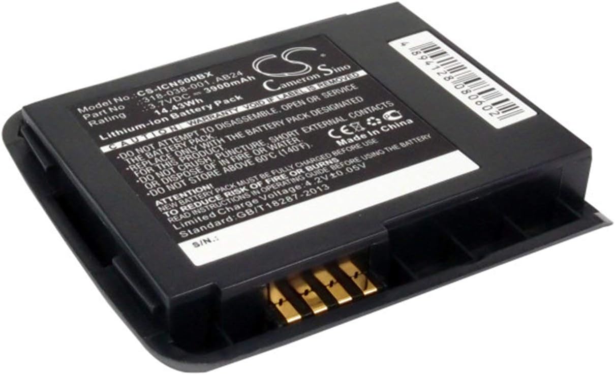 VI VINTRONS 3900mAh Battery for Intermec CN50, 318-039-001, AB25