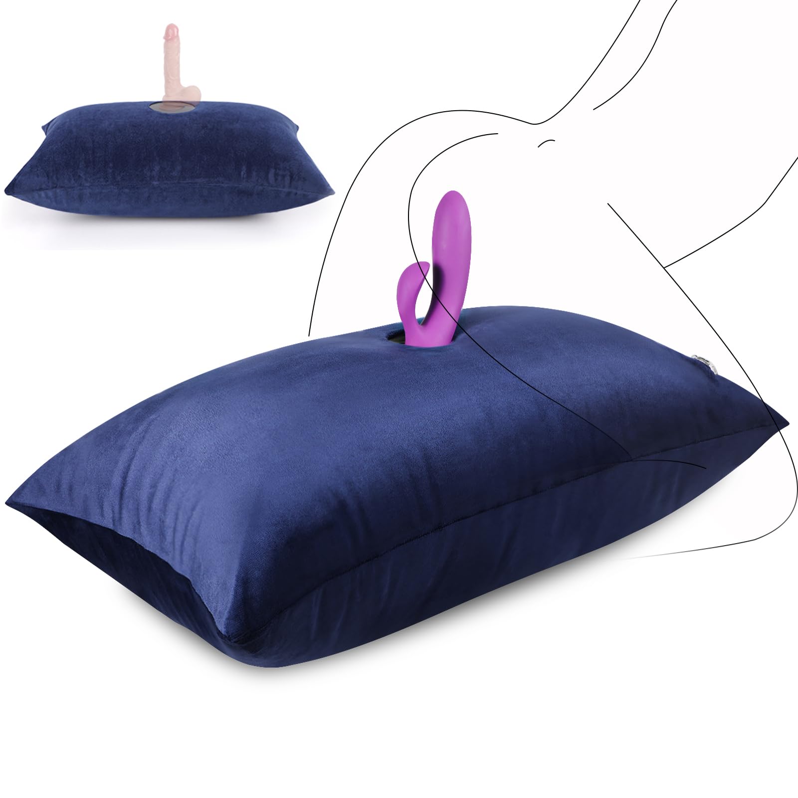 Amazon: Inflatable Sex Pillow Sex Toy Holder for Coupe Sex Women