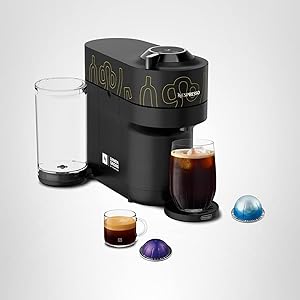 Nespresso Vertuo Pop+ Coffee and Espresso Maker by De'Longhi, Samra Origins by The Weeknd Vertuo Buna Yellow