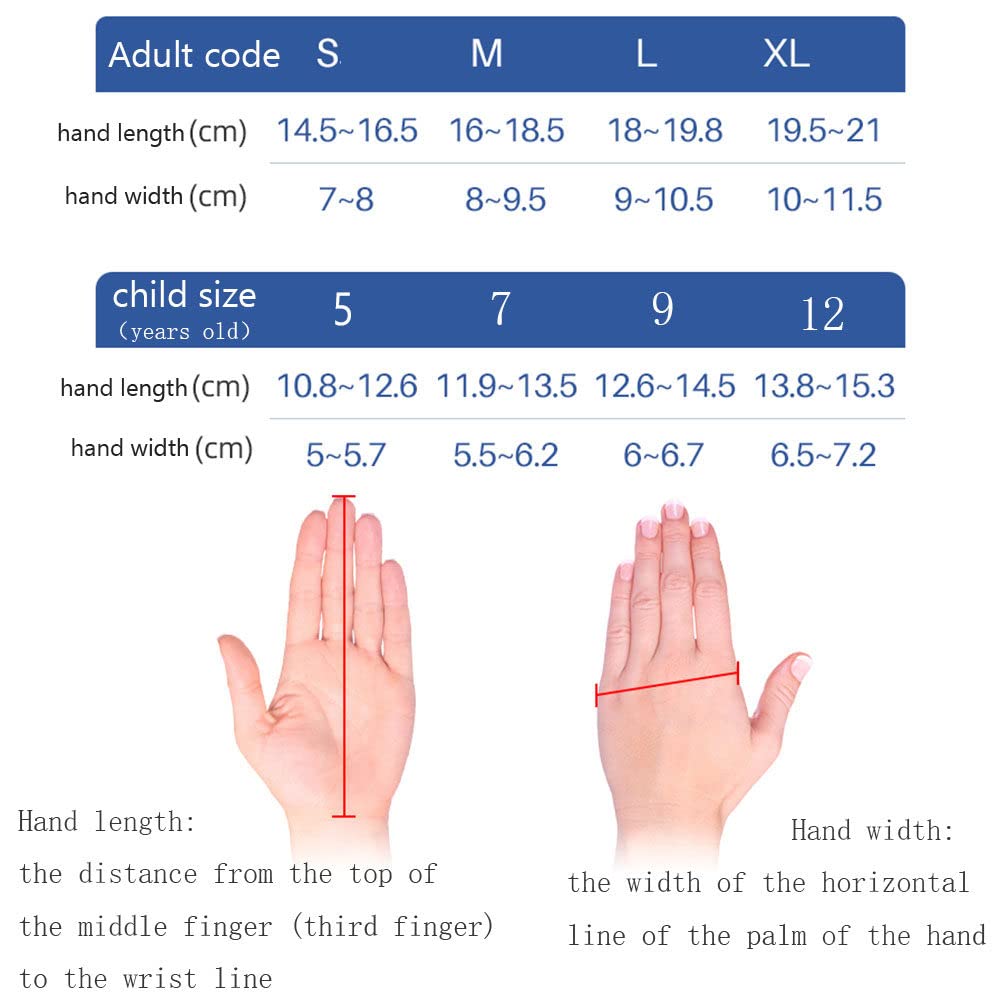 Istruttore per la Riabilitazione delle Dita per emiplegia da Ictus Autoaddestramento Guanti robotici per la Riabilitazione Formazione per la Riabilitazione del paziente Colpito (Righthand S)