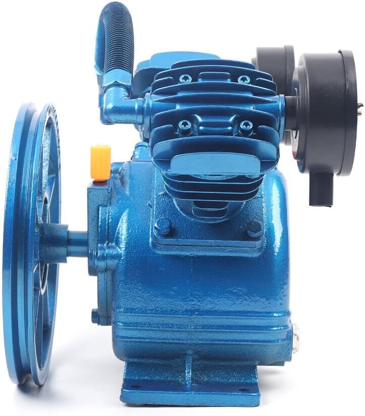 Głowica sprężarki powietrza 8 bar 1,5 kW agregat kompresora sprężonego powietrza 115 psi typ V jednostopniowy cylinder sprężarka głowica pompy, sprężarka tłokowa, sprężarka powietrza