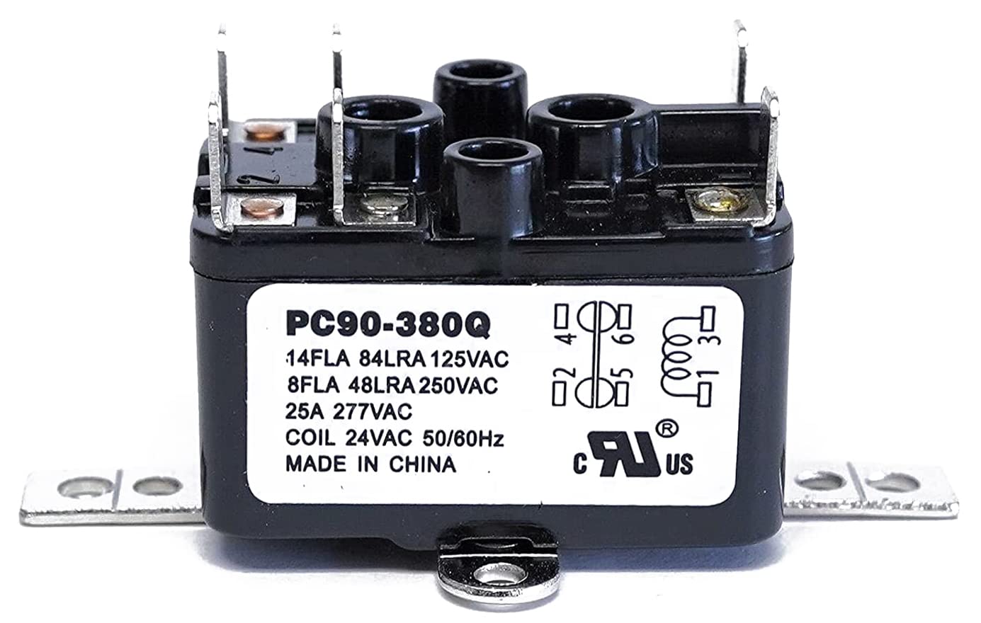 90-380 for Enclosed General Purpose Fan Relay 24V Normally Opened/Closed Type 184