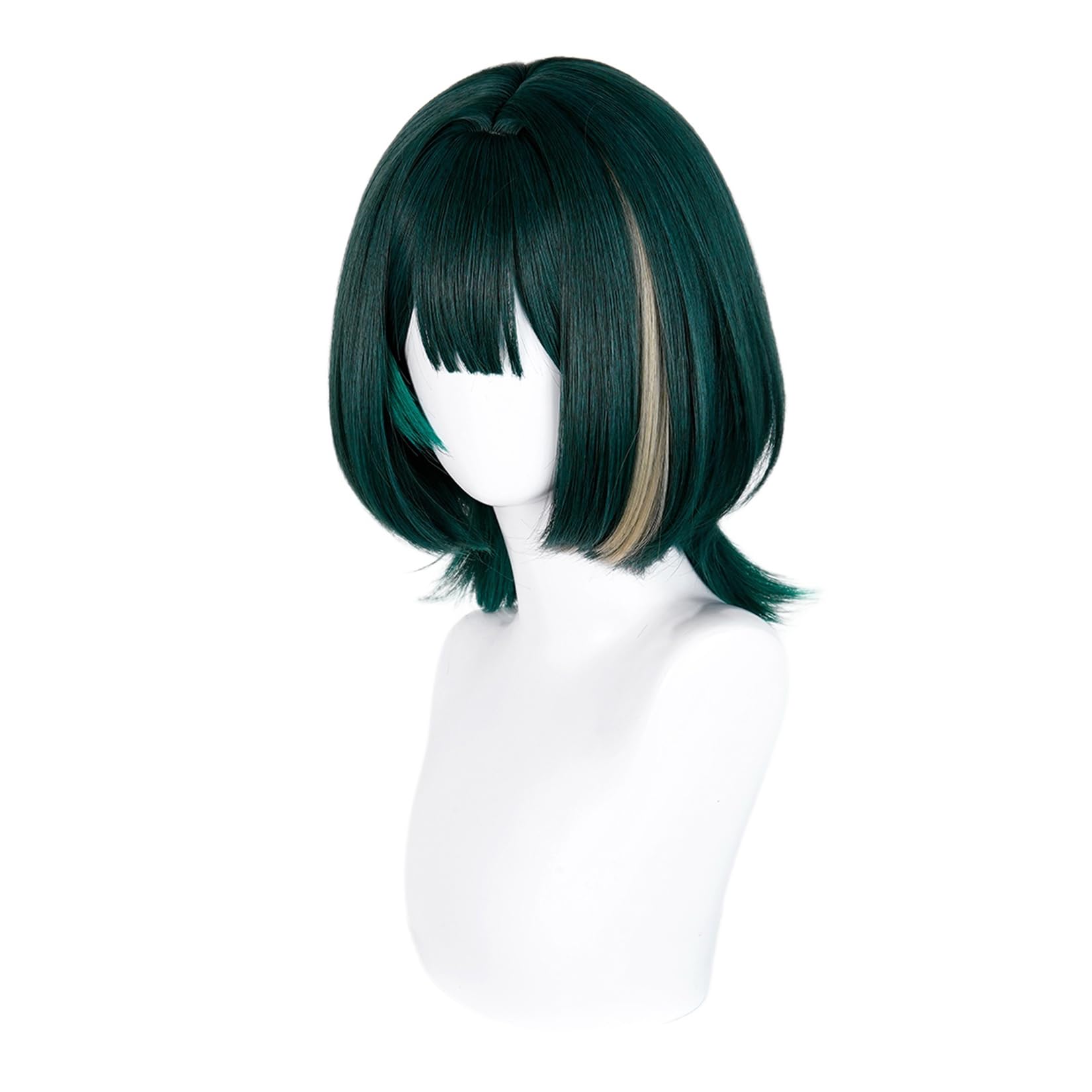 Amazon.co.jp: LAOBAO ネフェル Nefer コスプレウィッグ ボブ 緑髪