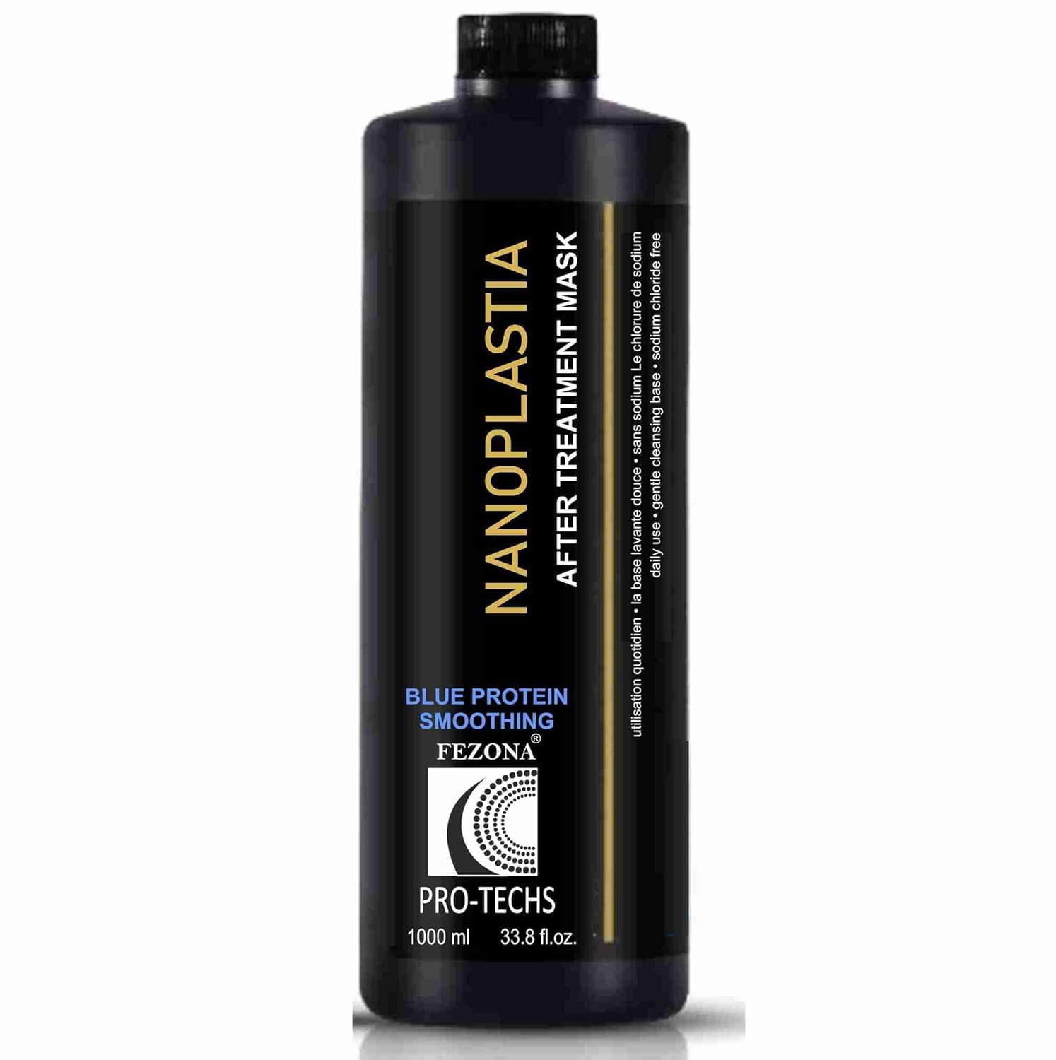 Nanoplastia Blue Protein After Treatment Mask, 1000ml | Professional Hair Smoothing, Hair Repair, For Treated Hair, For Dry and Damaged Hair-image-36