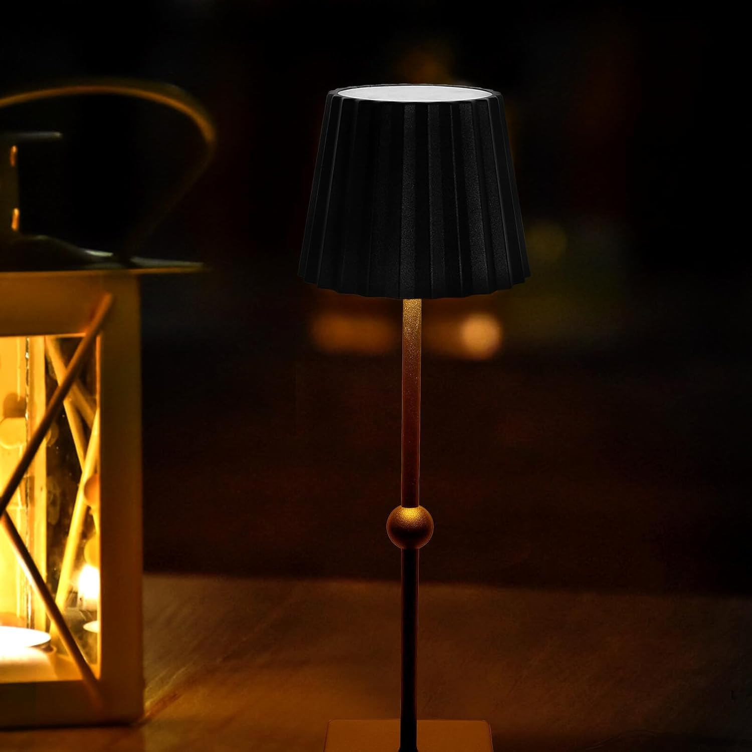 POPETPOP Touch Control Light Bedside Lamp with Soft Eye-Care Illumination Modern Nordic Aesthetic Nightstand Lamp for Bedroom Desk for Reading and Studying