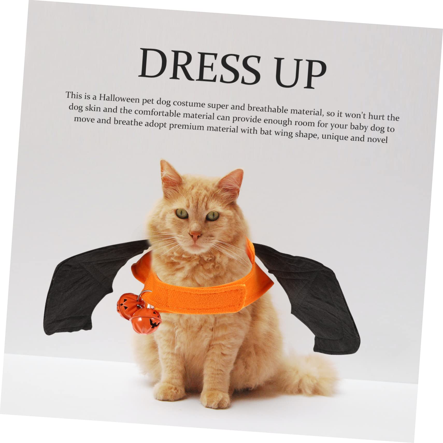 SUPVOX 4pezzi Costume Cane Per Halloween Abbigliamento Per Domestici Accessorio Per e Campanella