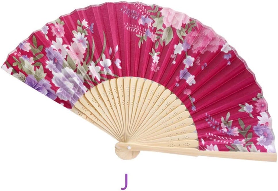 Folding Fan Female Classical Bamboo Fan Retro Folding Fan mini Chinese Style Classical Cheongsam Fan Folding Small Fan Home Ceremony Decorative Folding Fan
