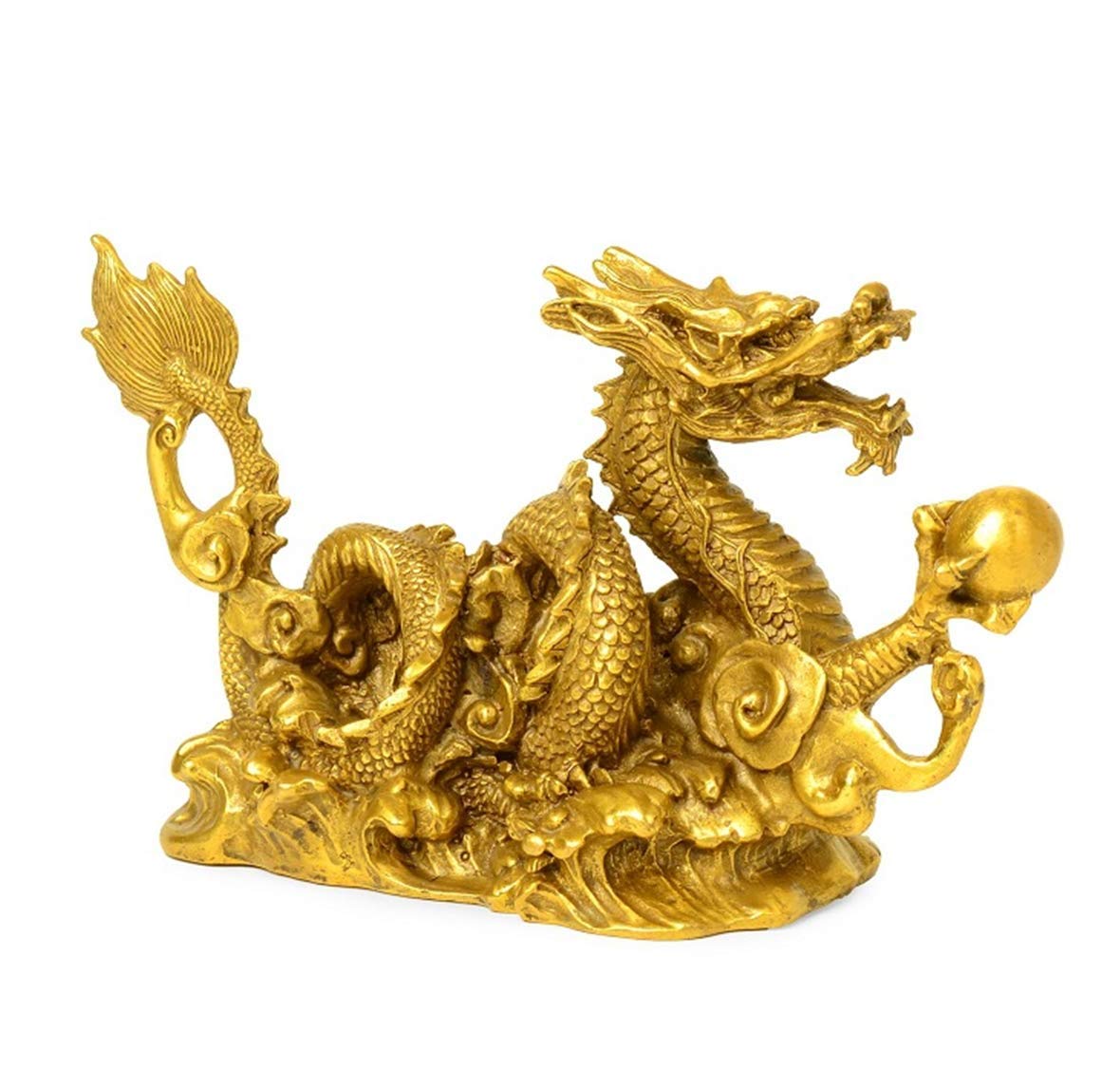 青銅製？アンティーク 龍 ドラゴン 置き物 カッコいい 龍 ドラゴン 竜