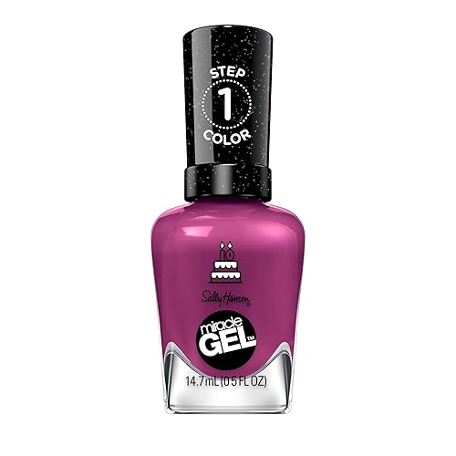 Miniatura 6 de Sally Hansen Miracle Gel Esmalte de uñas, Shade Metro Midnight #564