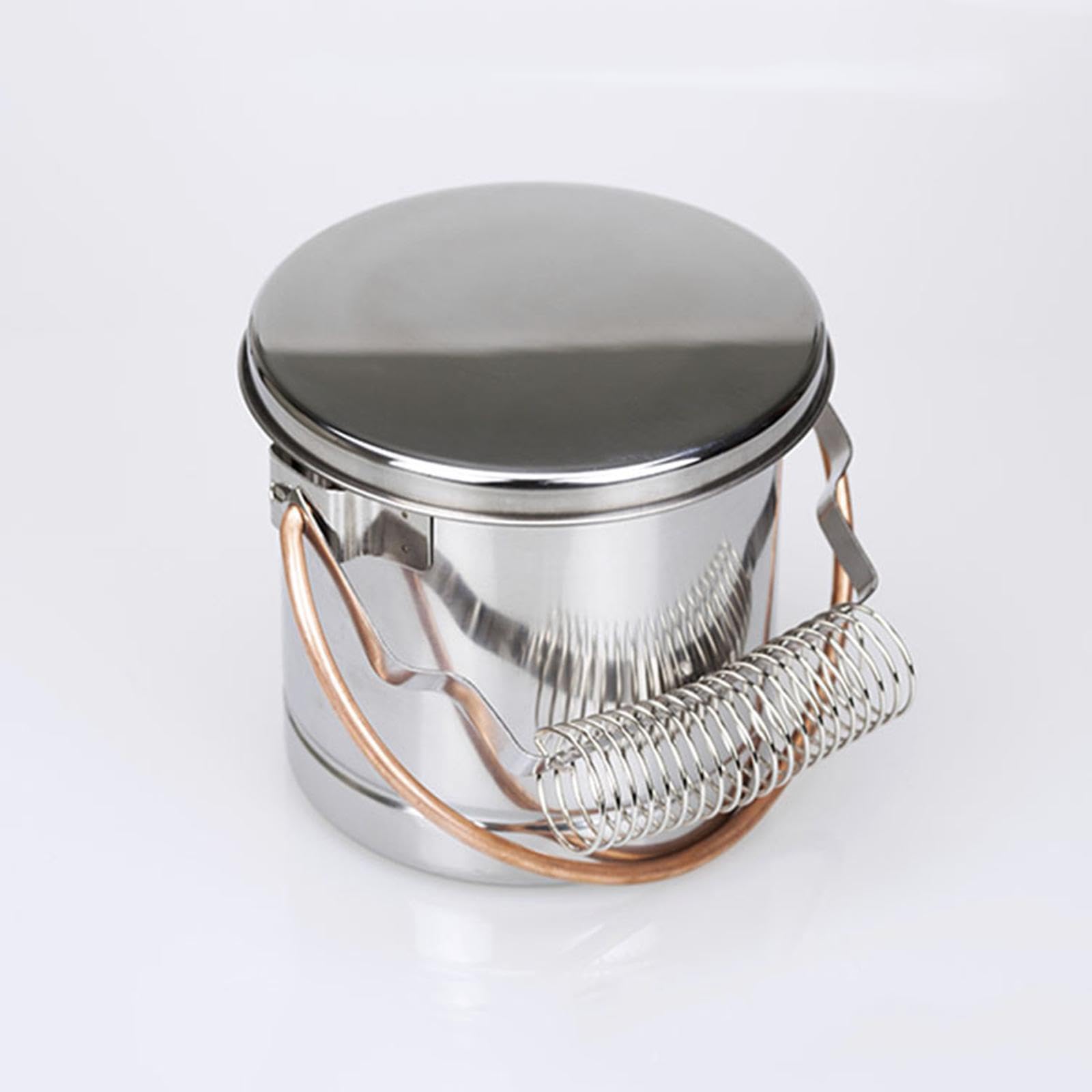 Cubeta compacta para limpieza de pinceles con estructura de acero inoxidable que ofrece un eficiente de pinceles y con filtro extraíble. Herramientas
