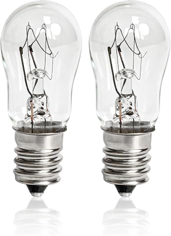 2PK- WE05X20431 10W 120V Dryer Drum Light Bulb Compatible with Hotpoint & GE Dryers WE4M305, WE04M0305, WE04X718, WE4X718, WE04X0718