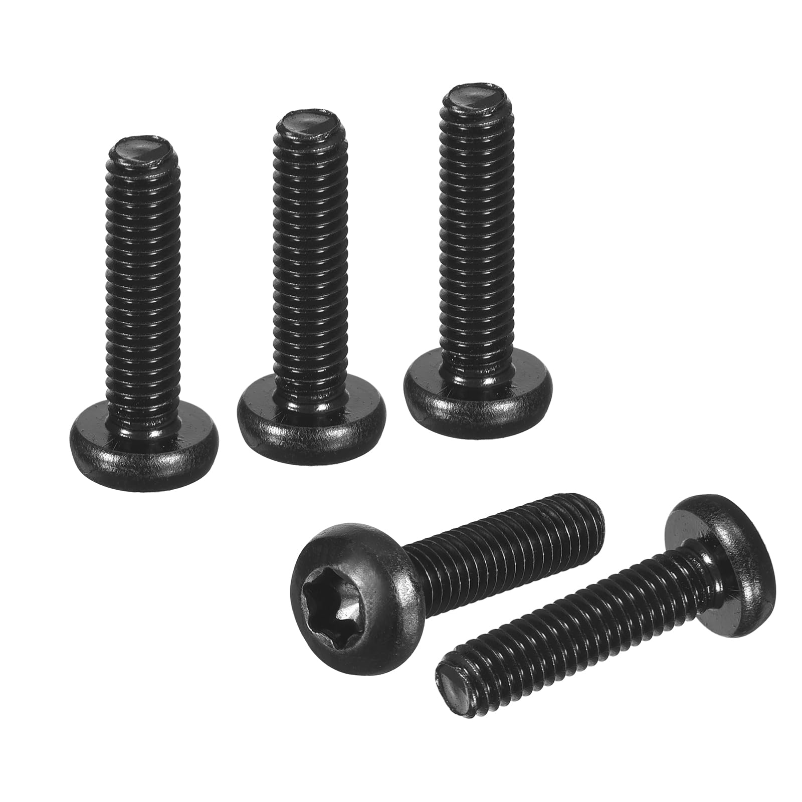 DTGN M4x16mm Pan Head Torx Security Screw, 80Pack, Good for Machinery