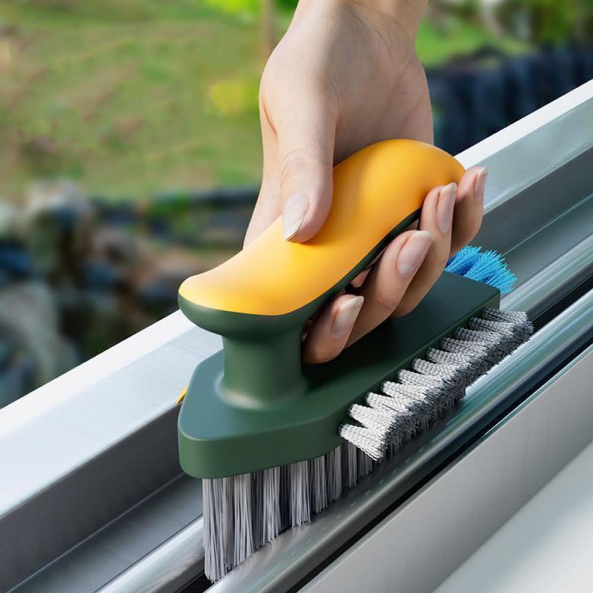 Ciieeo Juego De 5 Cepillos De Limpieza De Mano con Mango Ergonómico para Azulejos Y Baño Diseño Japonés para Cocina Hogar Suelo 2 Unidades X 5