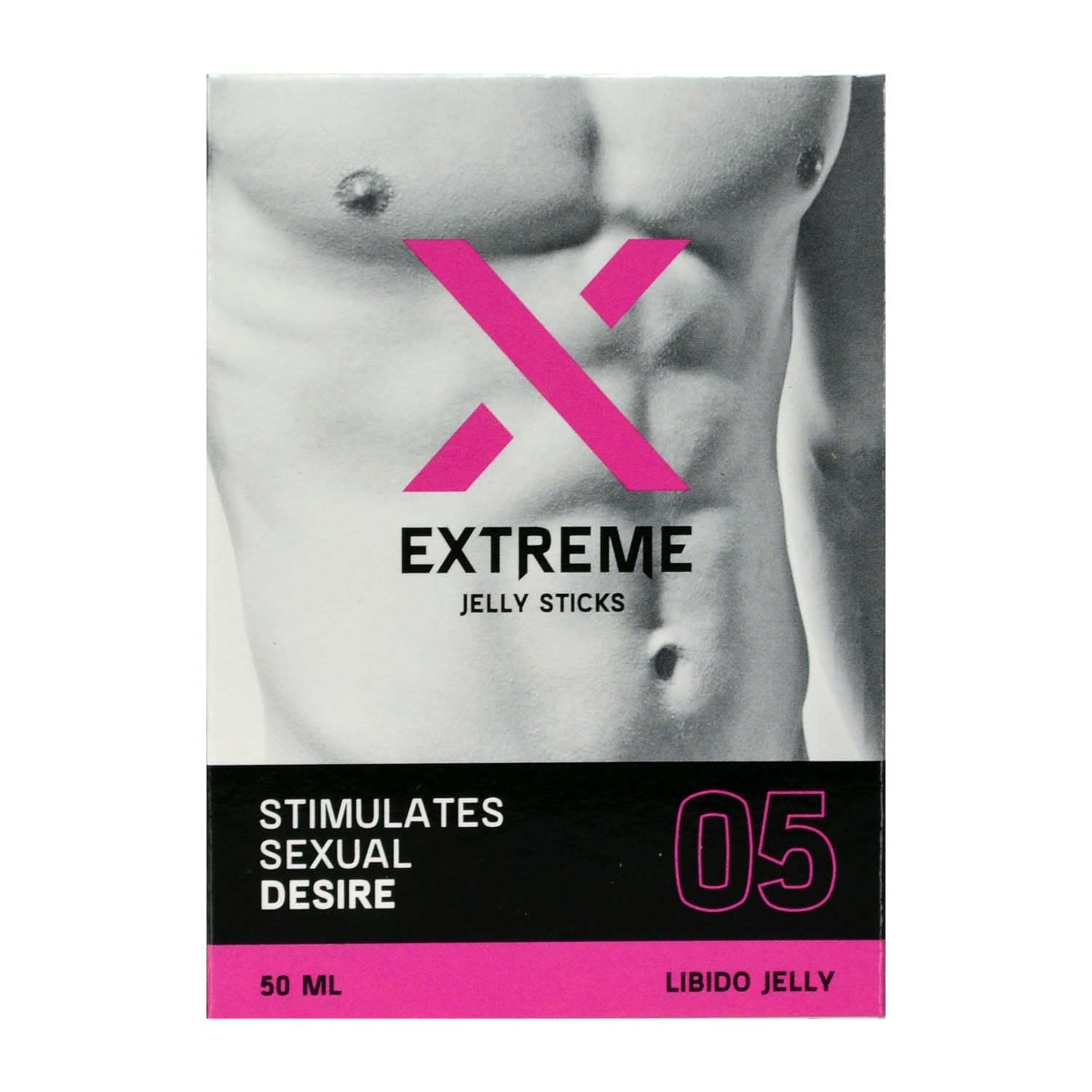 Morningstar - Extreme Jelly Sticks - Oral Jelly Nahrungsergänzungsmittel - mit Ginkgo Biloba, Muira Puama und Maca - Libido Jelly Lust