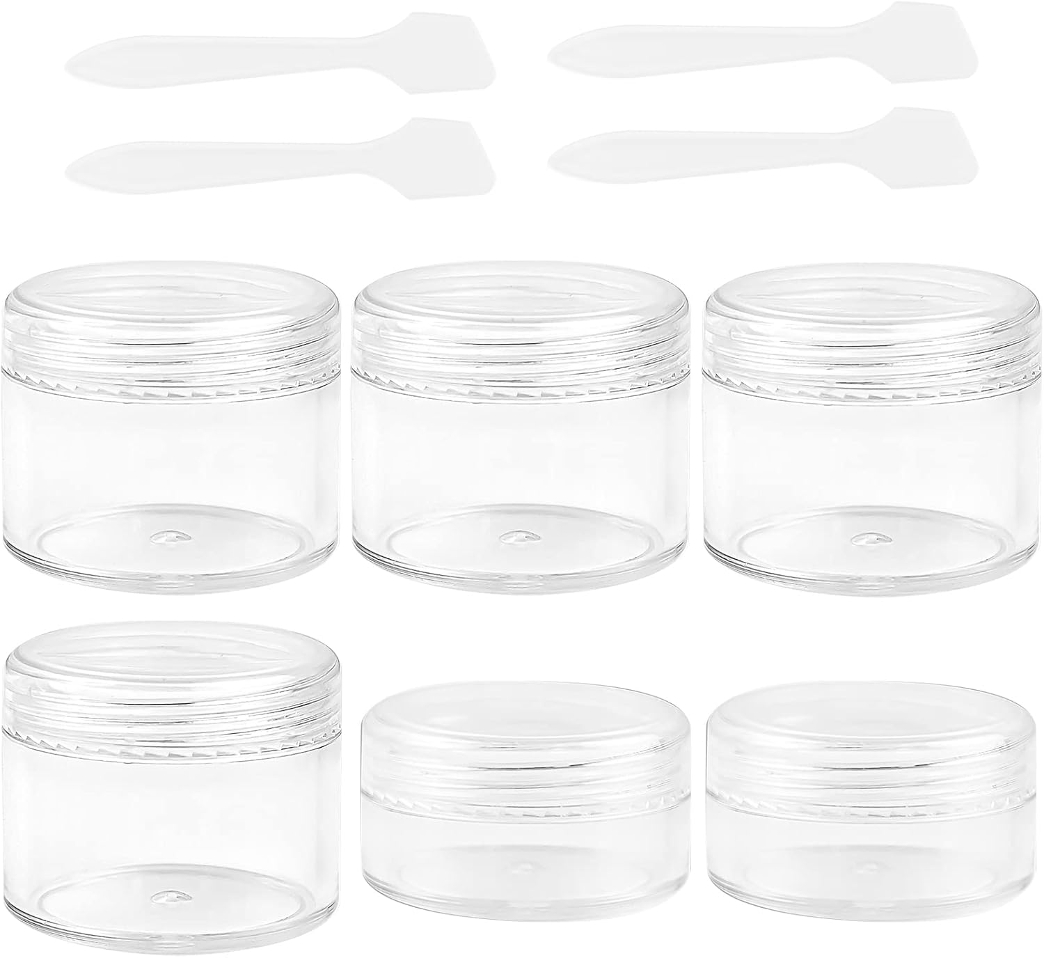 6Pcs Travel Bottles Pots Sample Pots Mini Travel Pots for Toiletries