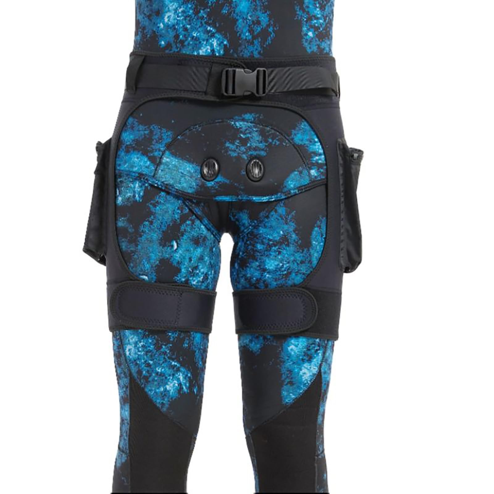 Muta da uomo e da donna in neoprene, pantaloncini da immersione tecnici, pantaloncini da immersione, pantaloncini elasticizzati con tasche ad anello D Short rilascio rapido fibbia cintura