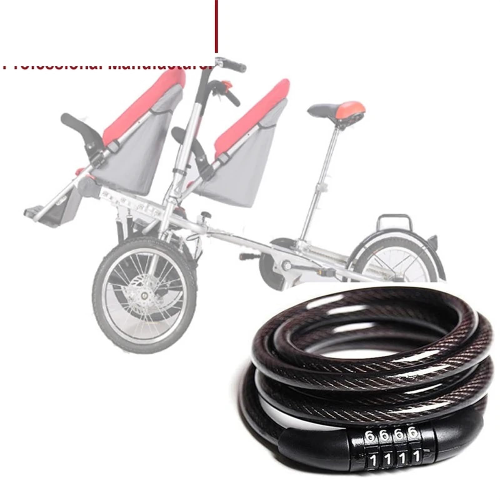 Rower motocykl zamek Chian 4 kod cyfrowy zamek kablowy do jazdy na rowerze długość roweru 120 cm 1 szt