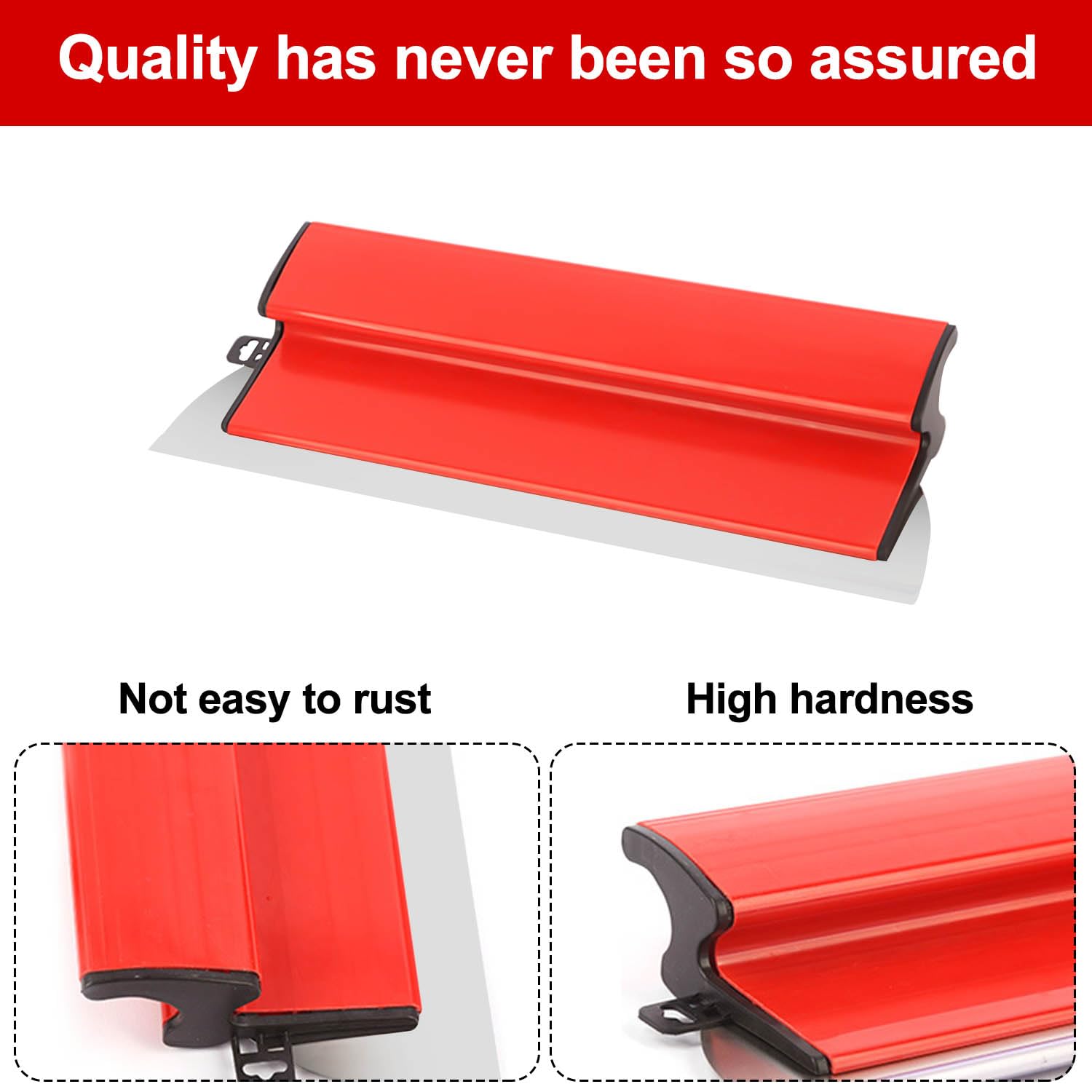 Flächenspachtel Edelstahl 400mm - 0,35mm Profi Spachtel Für Wände & Trockenbau