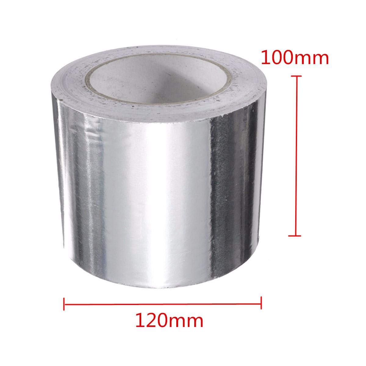 50m Aluminum Foil Conductive Tape Shielding Duct Insulation Self