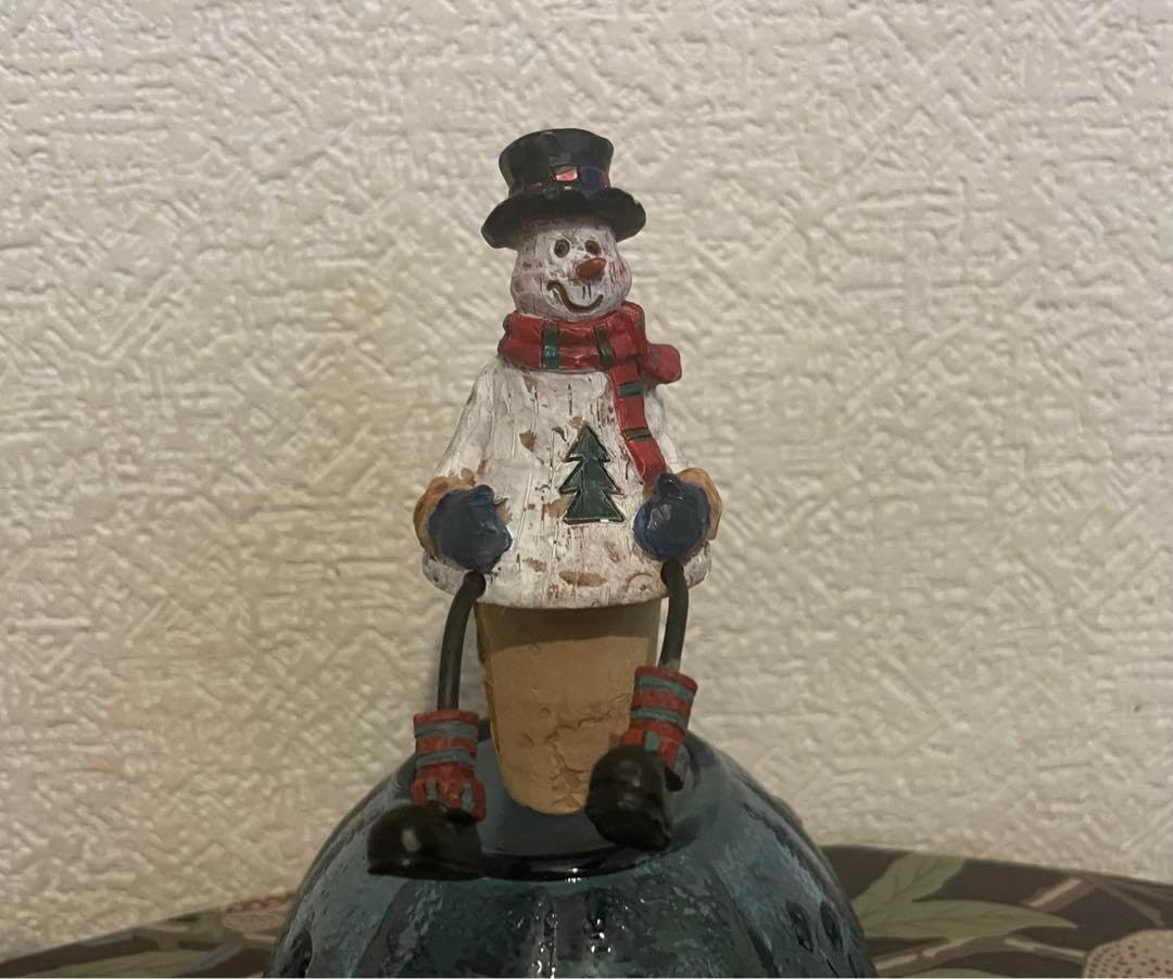 カナダ クリスマス ワインストッパー スノーマン
