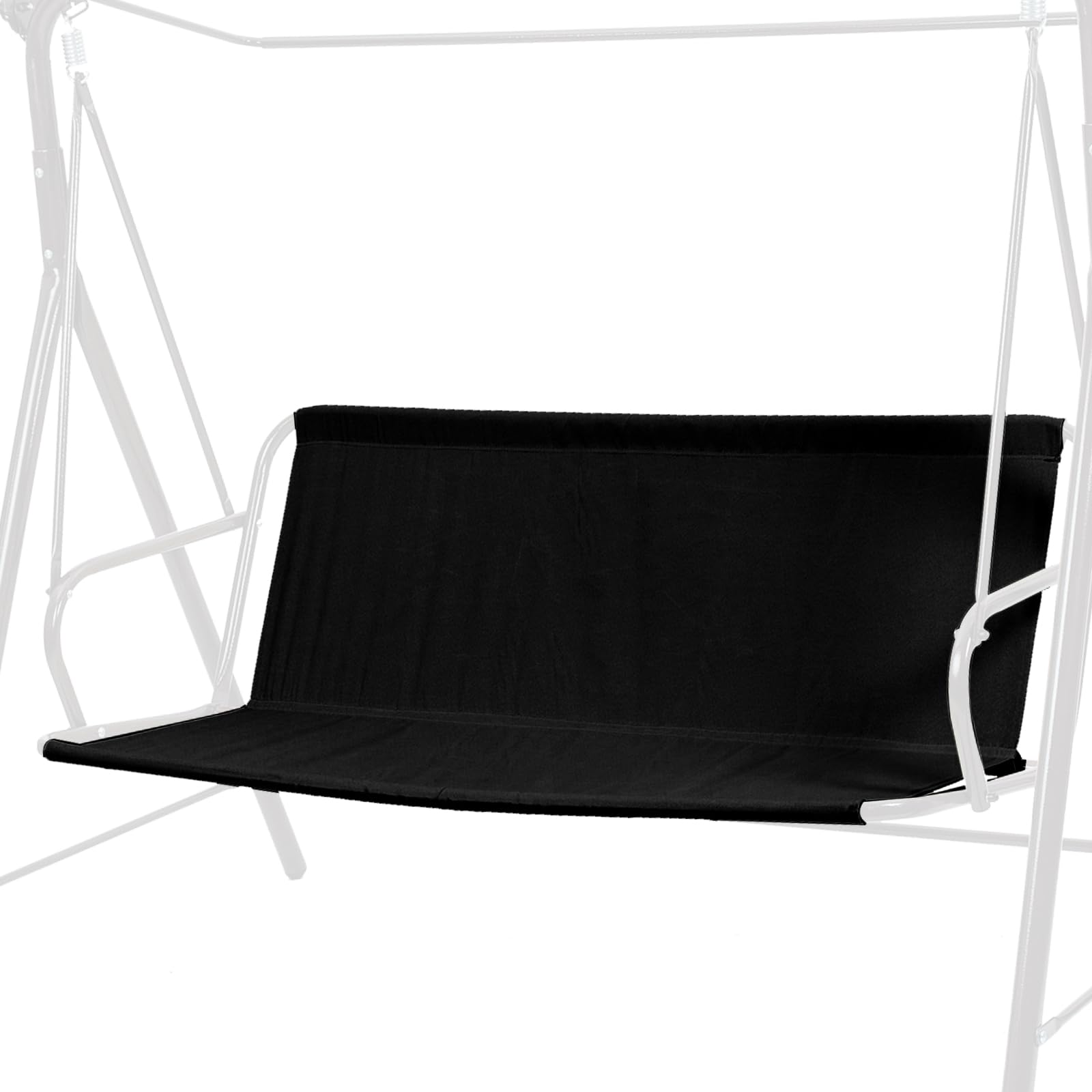 Photo 1 of Baizoy Porch Patio Swing Seat Cover Replacement,600D Thickened Oxford Waterproof Swing Replacement (Black, 54.3x19.7x19.7 inch)