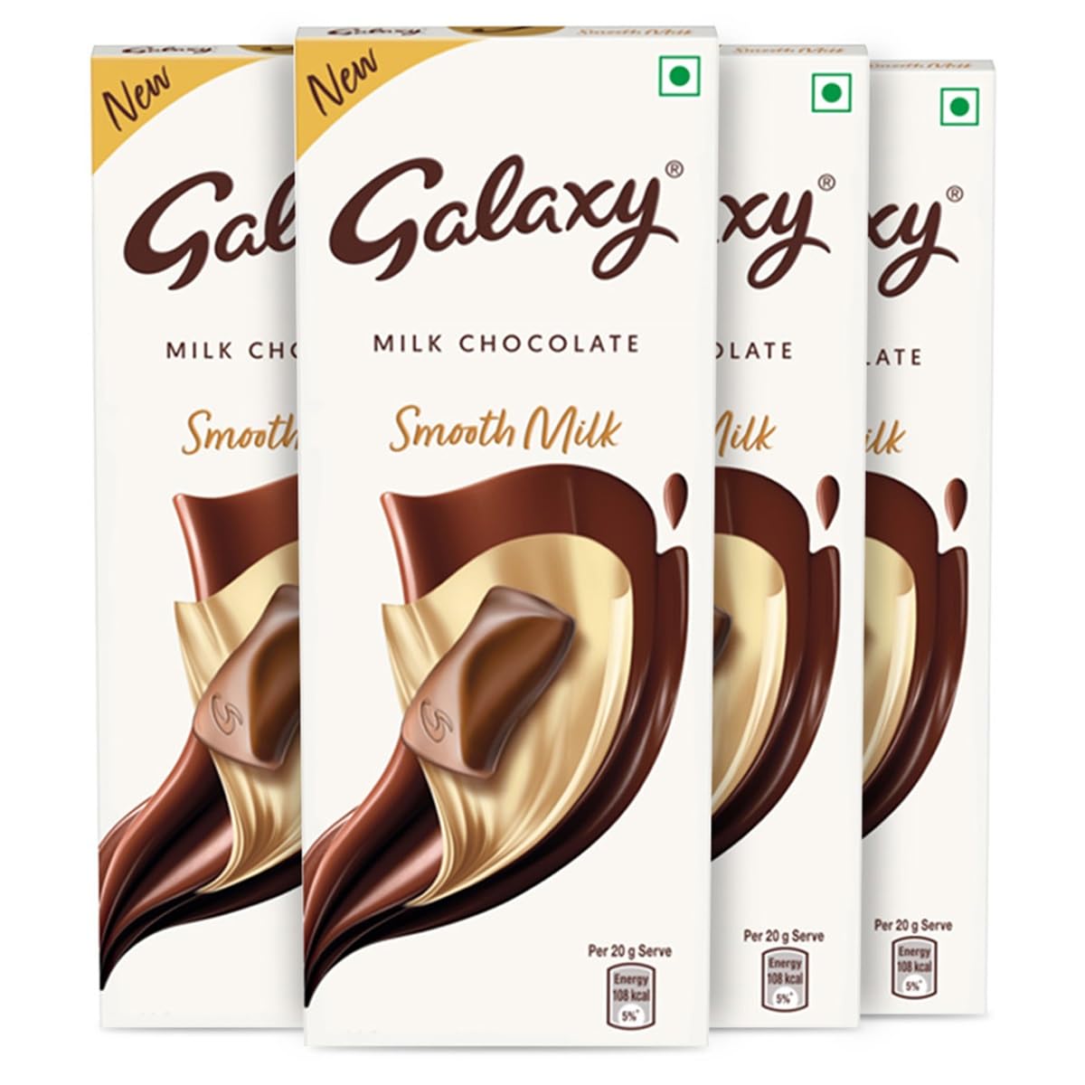 Galaxy Smooth Milk Chocolate Bar | Loaded with the Goodness of Milk & Cocoa | Rich & Smooth Chocolate | Perfect for Sharing with Family & Friends | 110g | Pack of 4 (B09DCWG1Z9) Amazon Price History, Amazon Price Tracker