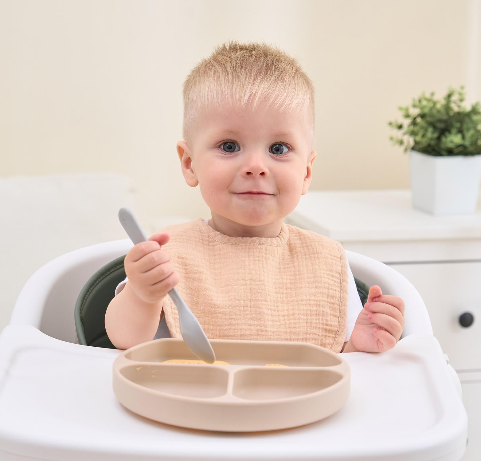 SLOSH Bavaglini Neonato Cotone Morbidi Assorbenti Lavabile Pappa Ruttino
