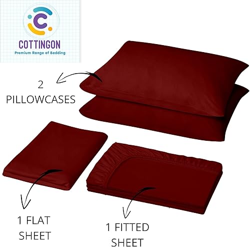 Miniatura 2 de Juego de sábanas para cunas de caravana de 33 x 75 pulgadas, juego de cama de 4 piezas para campistas, sábana bajera ajustable de 6 a 10 pulgadas,