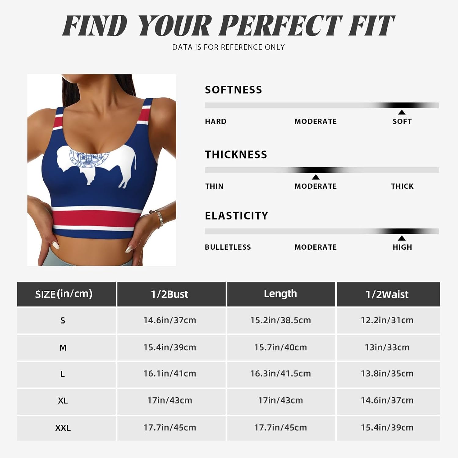 Wyoming State Flag Women's Sports Bras - High Support Workout Tops for Women