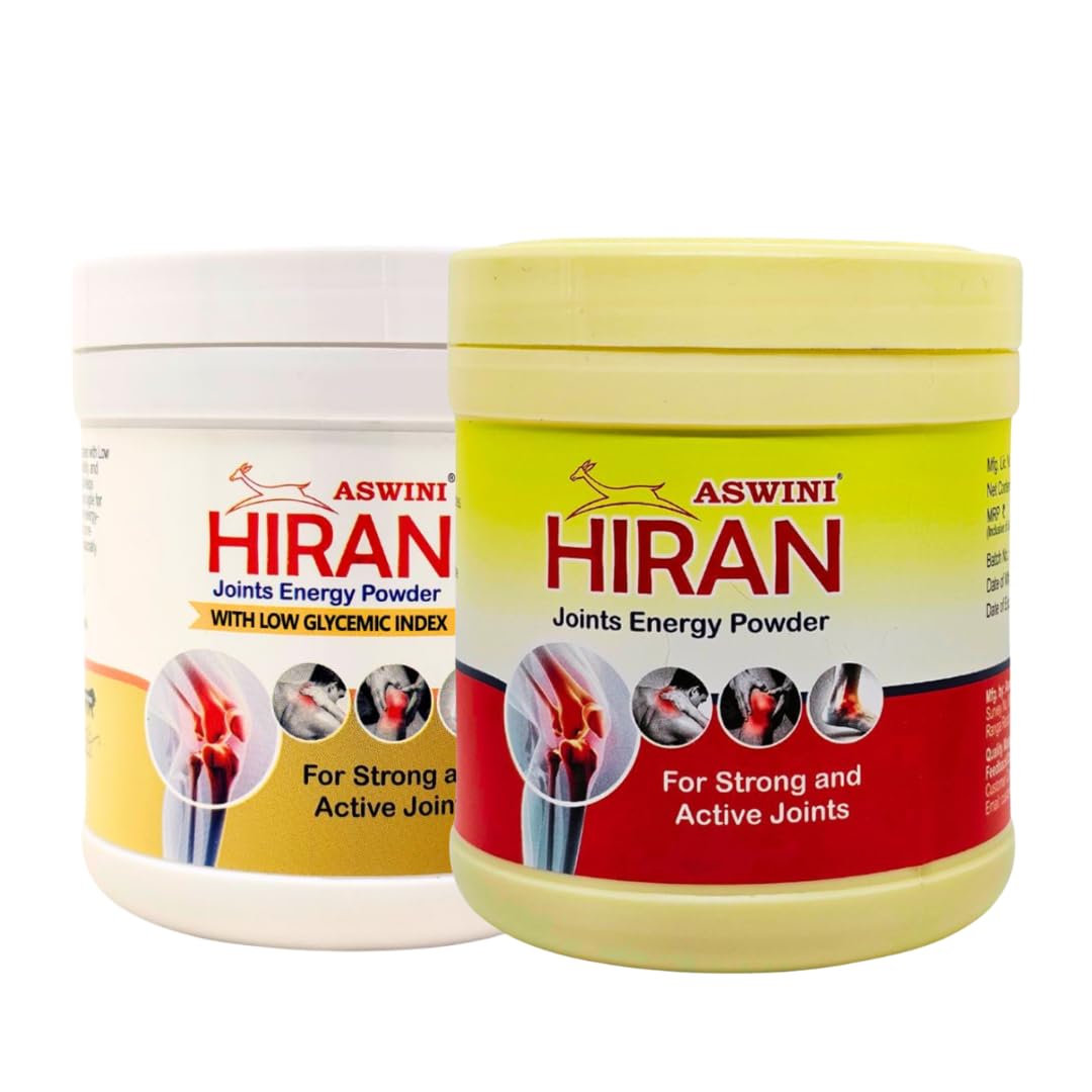 Aswini Hiran Joint Energy Powder Regular + Diabetic - Combo Pack-image-31