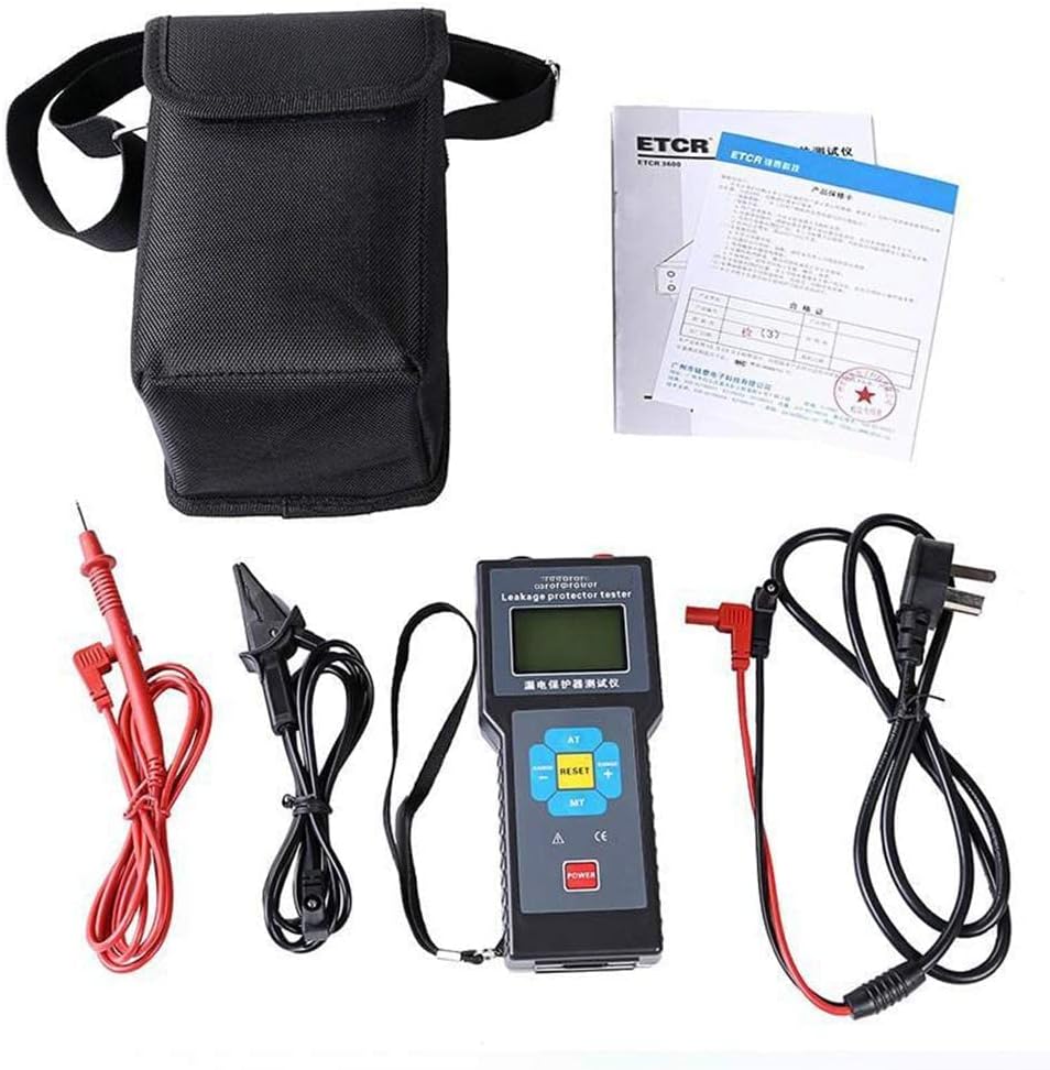 Leakage protector tester Leakage Detector With Range 0ms to 999ms leakage current range 15mA to 500mA