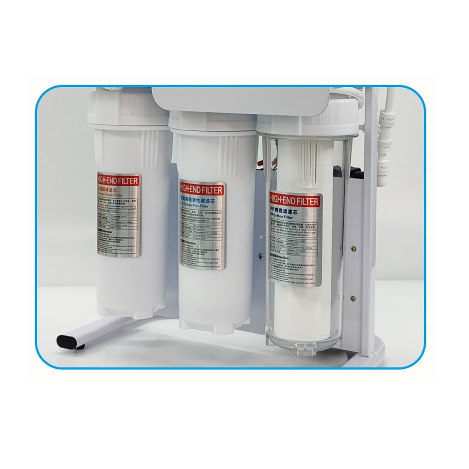 EDEDE Umkehrosmosefilter, 800/1200/1600 GPD Level 5 Filterung RO-Umkehrosmosesystem, Filtersystem Aquarium-Filtersystem, intelligenter automatischer Wasserreiniger für die Küche unter der Spüle(800G)