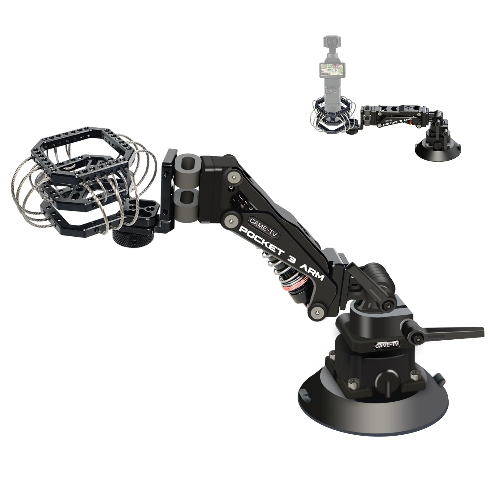 Amazon | Came-TV 吸盤マウント 車載カメラマウント DJI Osmo Pocket 3