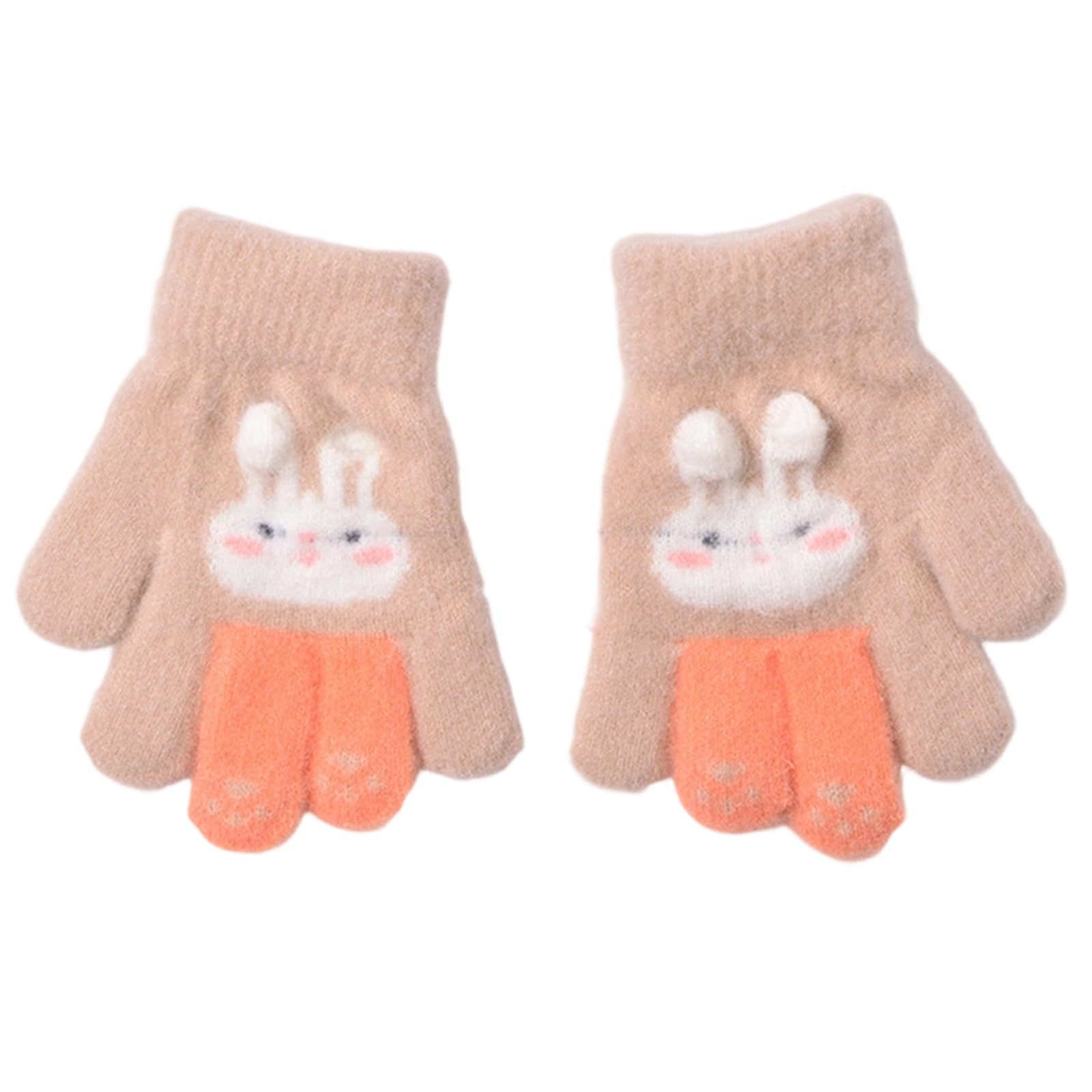 MICFENY Adorable Rabbits Shaped Gloves For Handwear Easy Clean Winter Essential