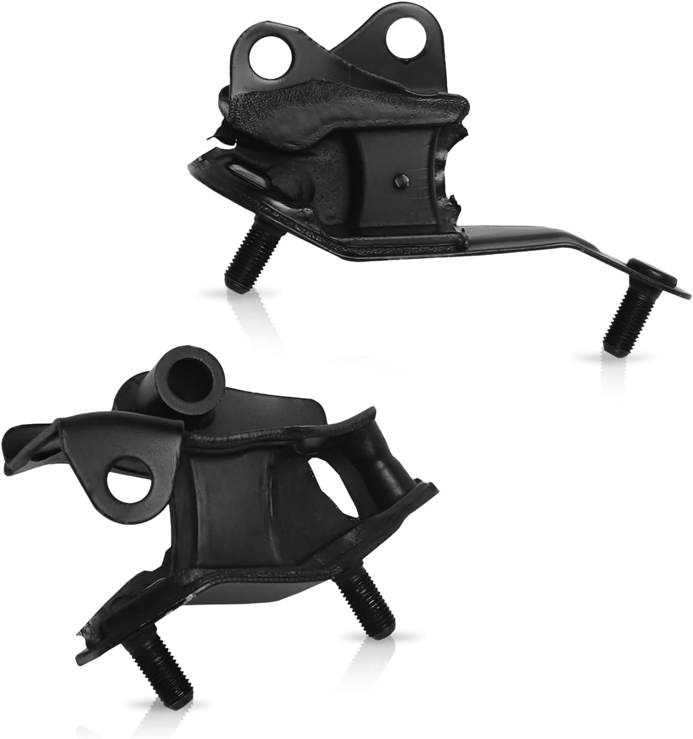 ENA Front and Rear Transmission Mount Set of 2 Compatible with Honda 2003 2004 2005 2006 2007 Accord 2.4L Automatic Replacement for A4509 A4510