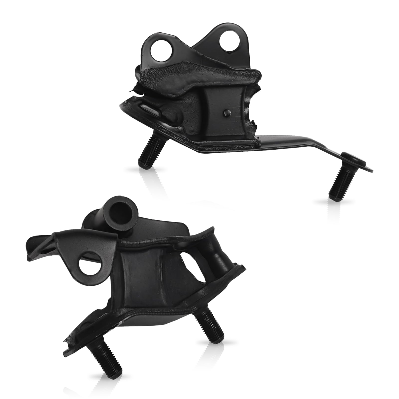 ENA Front and Rear Transmission Mount Set of 2 Compatible with Honda 2003 2004 2005 2006 2007 Accord 2.4L Automatic Replacement for A4509 A4510